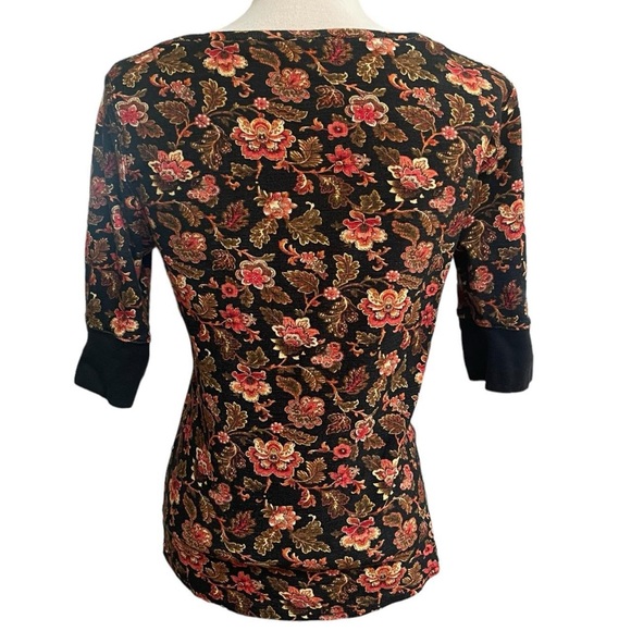 Sundance  Floral Embroidered Serafina‎ Blouse Top  Xs EUC - Picture 2 of 8